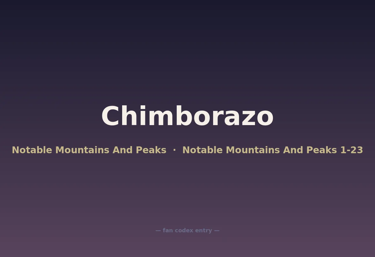 Chimborazo