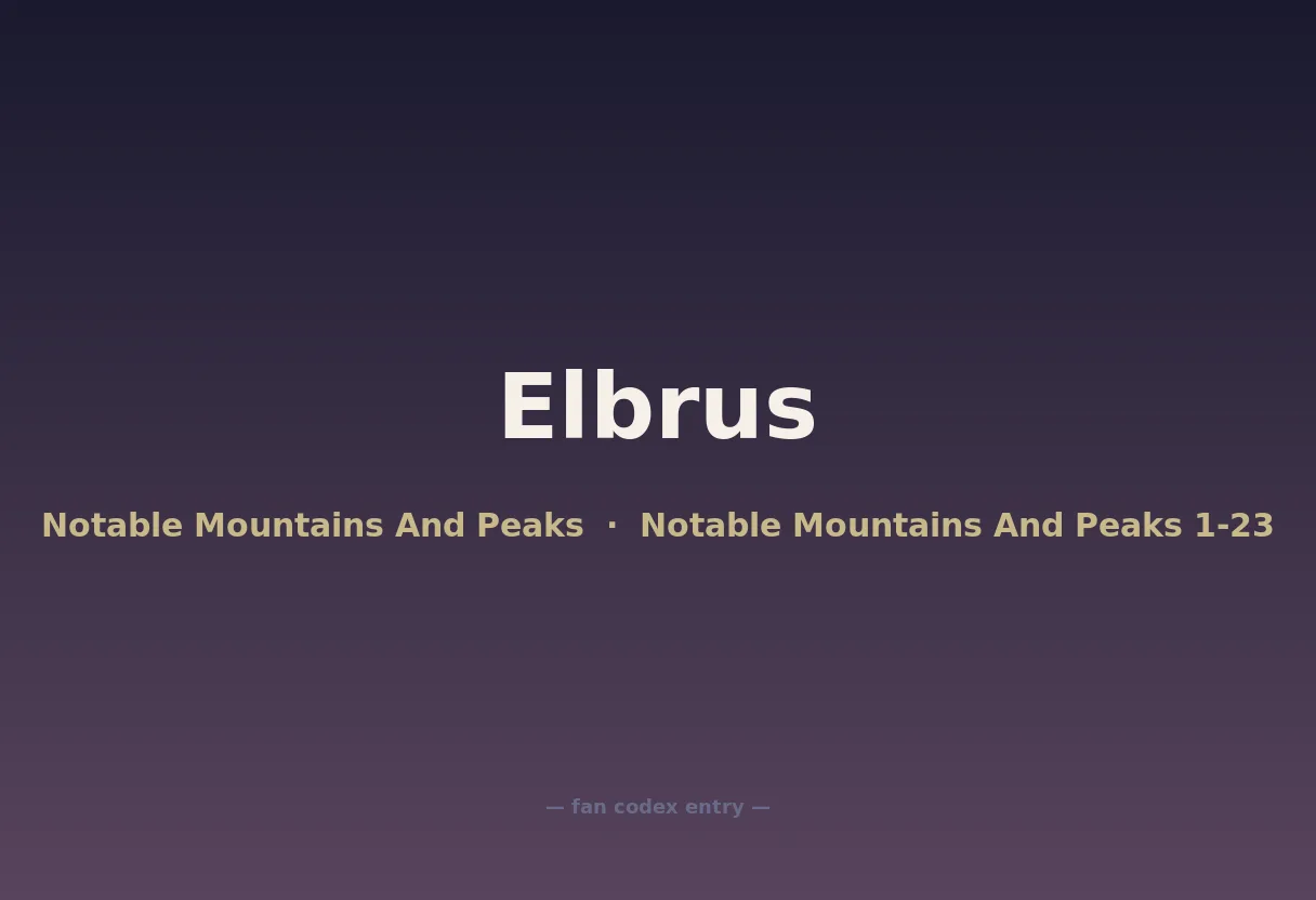 Elbrus