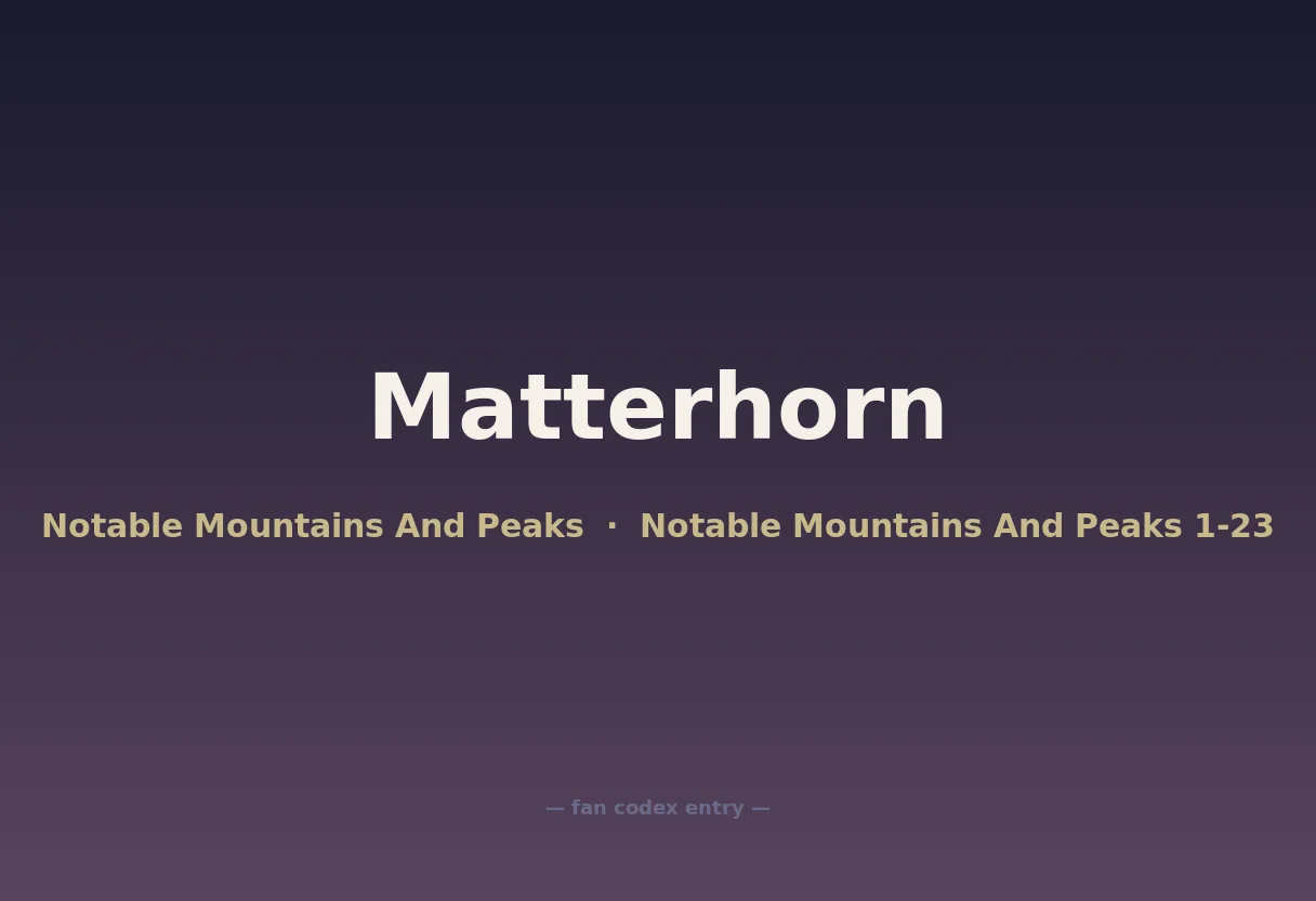 Matterhorn